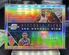 2019-20 Panini Contenders Optic Historic Picks #3 James Harden RJ Barrett 