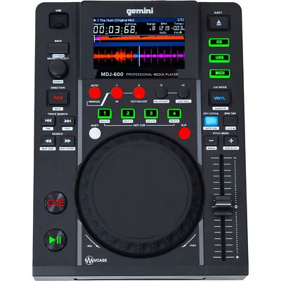 Gemini MDJ-600 - USB DJ Media Player CD Player - NEU & OVP