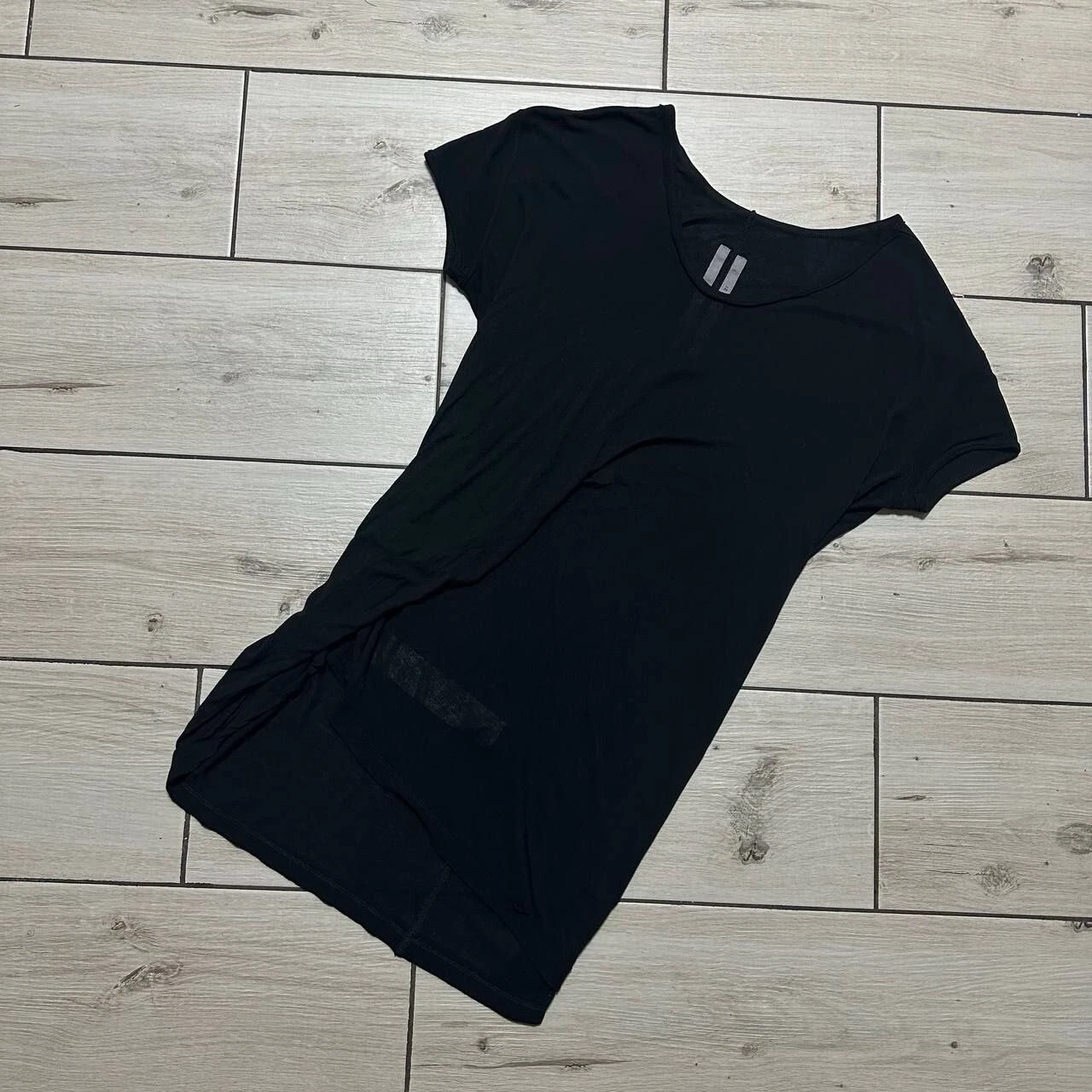 Abito Rick Owens Vintage Y2K Streetwear Donna Nero Lusso Taglia S