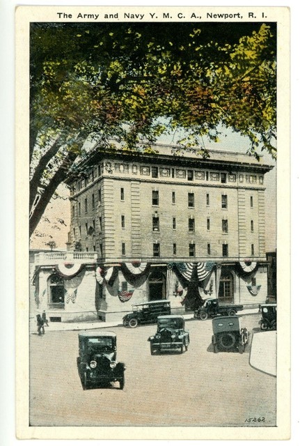 Newport RI - ARMY & NAVY YMCA BUILDING - Postcard | eBay