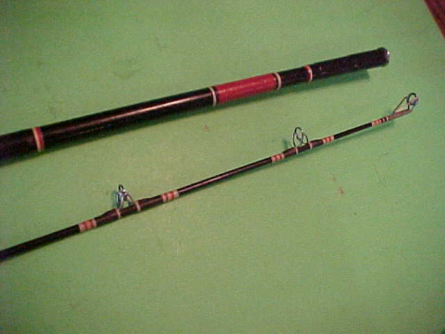 VINTAGE GARCIA CONOLON? 7 FOOT, 15 TO 40 POUND CLASS SPINNING ROD