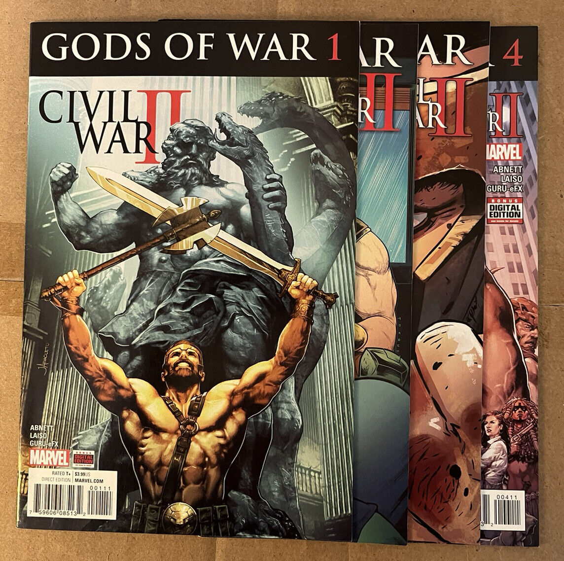 Civil War II Gods of War (Marvel 2016) #1 2 3 4 Complete Story!!  by Dan Abnett