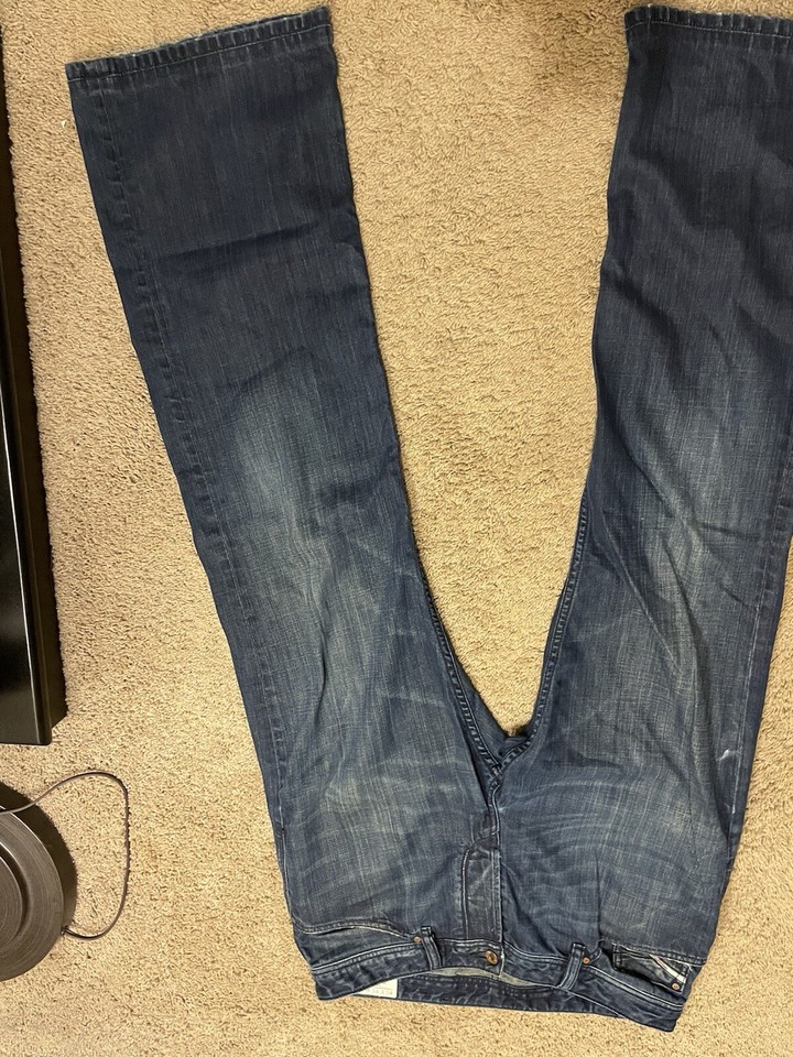 MENS DIESEL ZAGHOR BOOTCUT JEANS W34 L34 SUPERB FADES 👌 eBay