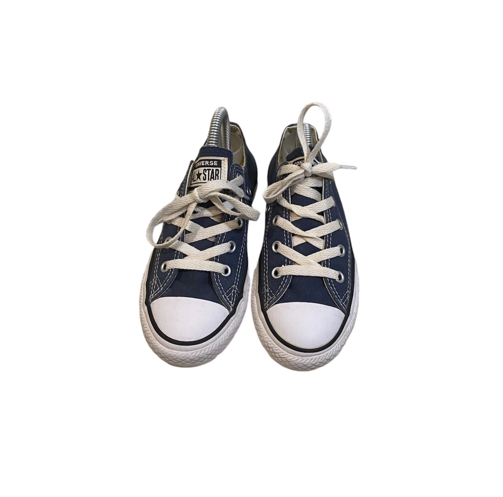 Converse All Star Low Chuck Taylor blu scarpe stringate sneakers giovani taglia 1