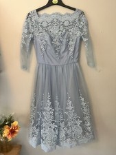 Chi Chi London Light Blue Prom/Wedding/Event Dress - Size 6 (ONLY WORN ONCE)