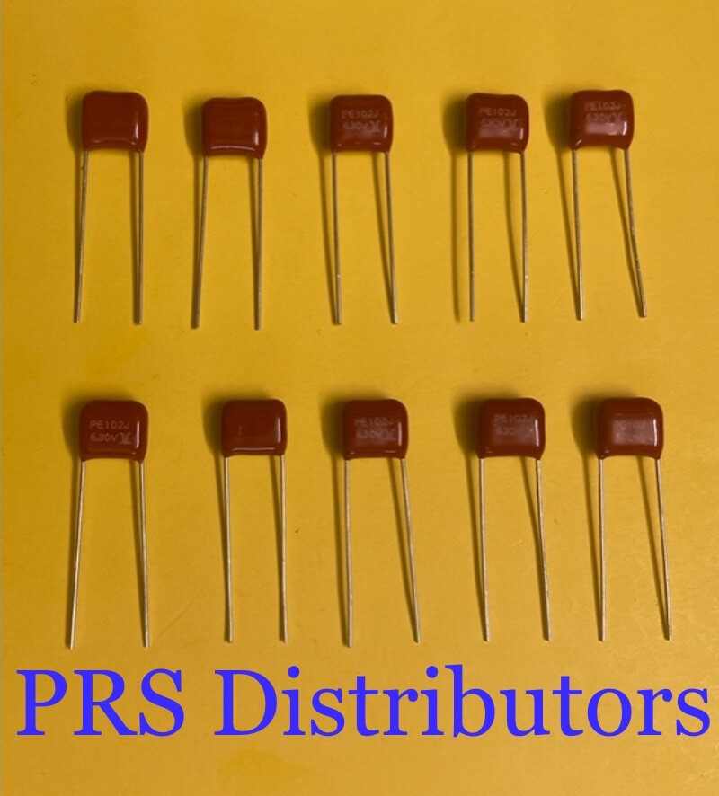 『ユウ』 Metallized Film Capacitor 102J 630V 1nF 0.001uF Polyester