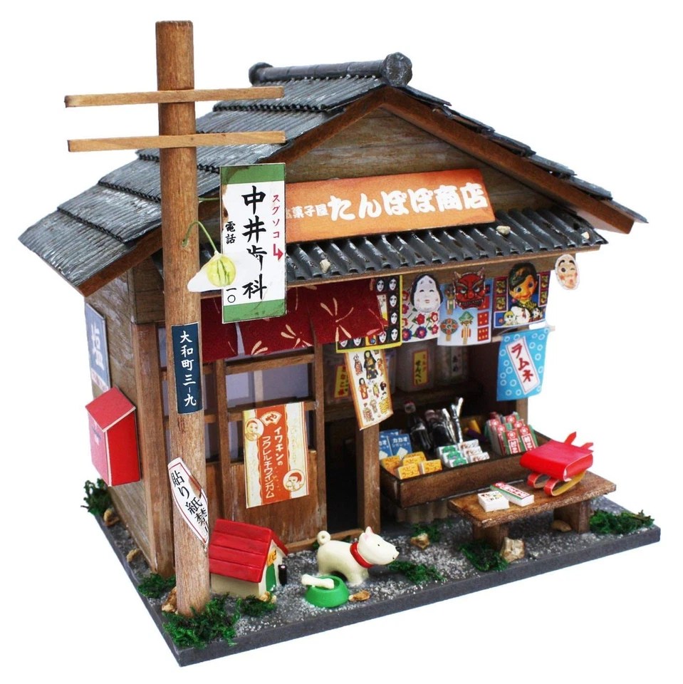 Billy Doll House Miniature Model Kit Figure Artigianato Giapponese Snack Shop... - Immagine 2 di 4