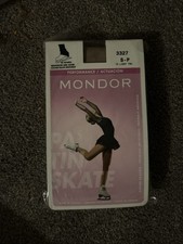 Mondor Footless Tights small 3327 Performance Tights Brand New 74 Light Tan