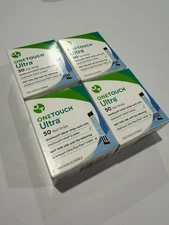 OneTouch Ultra Test Strips 50 Ct NEW SEALED Exp 2026 (Lot of 4)