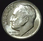 1955-D 10C Roosevelt Dime BU 90% Silver 26owt0306-4