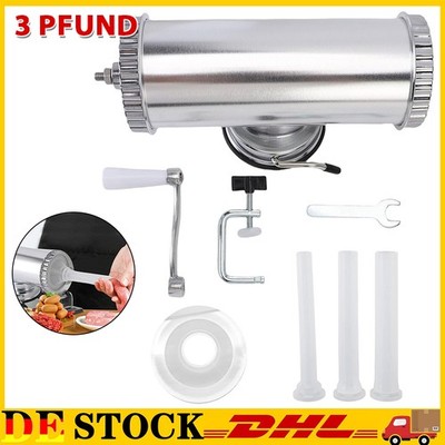 1.36KG Wurstfüller Wurstmaschine, Manuell Wurstfüllmaschine Wurstspritze DHL