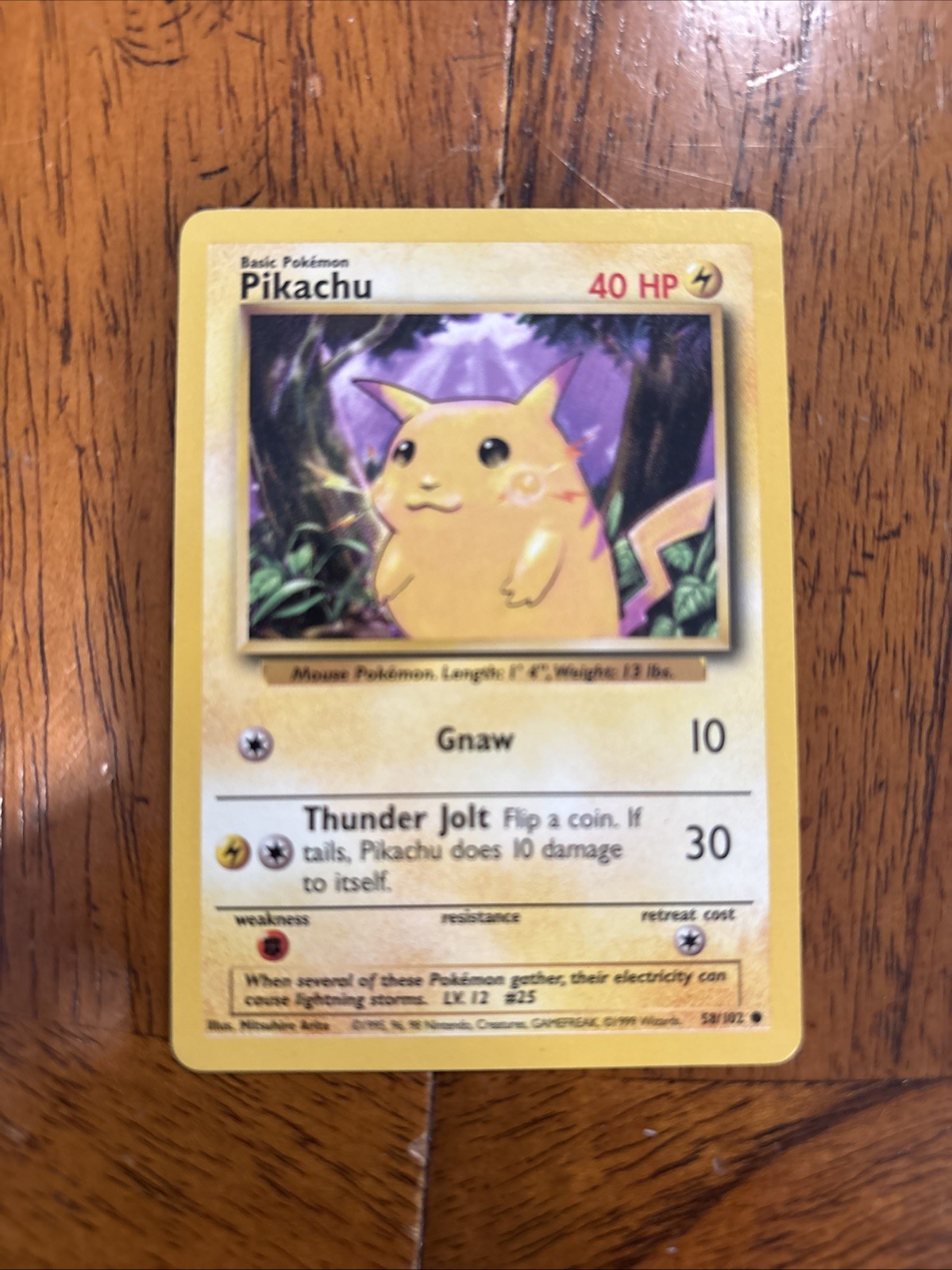 Pokémon TCG Pikachu First Partner Pack 058/102 Regular Promo Promo
