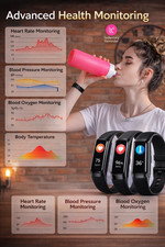 Vital Smart Watch and Fitness Tracker for Men Women | Sleek Activity Tracker Hea 7