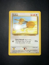 Doduo 48/102 Base Set Unlimited Pokemon TCG 1999 NM/MINT