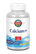 2 X KAL Calcium Plus -- 100 Softgels