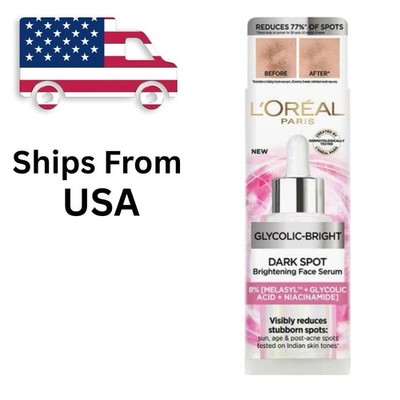 L'Oreal Paris Glycolic Brightening Serum 8% Melasyl Glycolic BiG SiZe 30 Ml