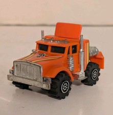 Ljn Rough Rider Stomper Orange 4x4 Semi truck tested and works