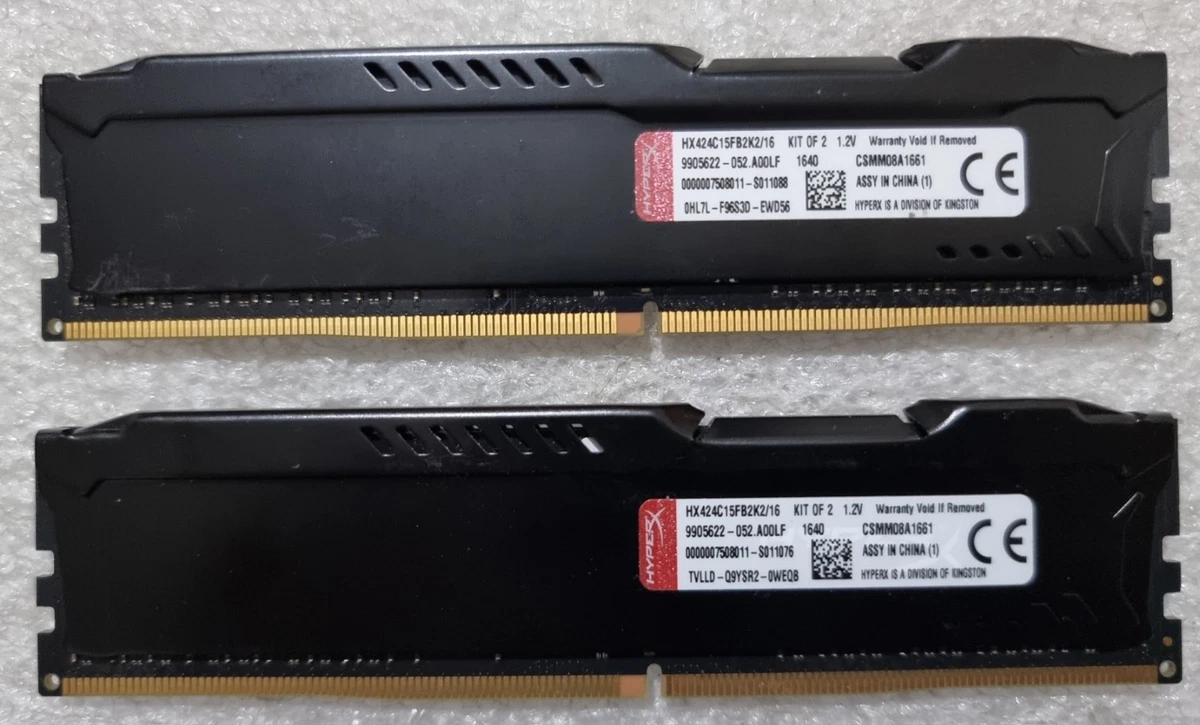 8 GB Capacity per Module DDR4 SDRAM Memory (RAM) 2 Modules for