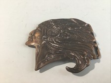 indian head belt buckle .