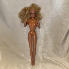 Vintage Barbie 1960's Blonde Twist N Turn TNT Earings Pink Outfit Doll