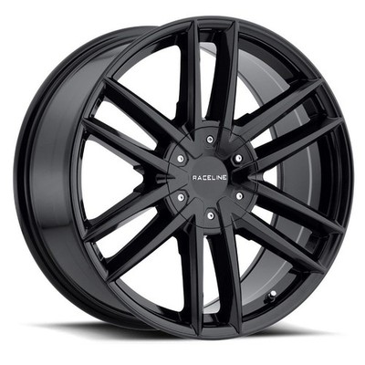 4-New 18'' Raceline 158B Impulse Wheels 18x8 6x120/6x132 35 Black Rims 74.6