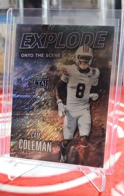 2026 Leaf Metal Football EXPLODE ONTO THE SCENE Cam Coleman 1/1 Shimmer 
