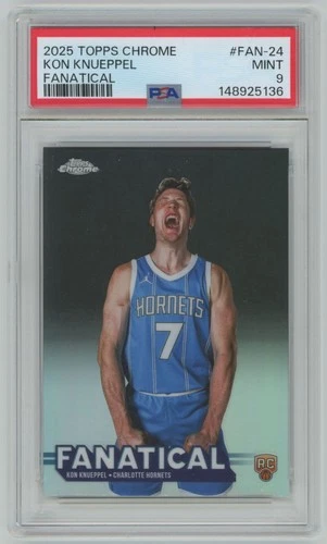 2025 Topps Chrome Kon Knueppel Base (PSA 9)