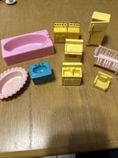 Vintage Kids Play Furniture Kitchen Etc Set