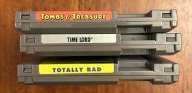 Lote de 3 juegos NES Nintendo - Tumbas y Tesoros - Totally Rad - Time Lord