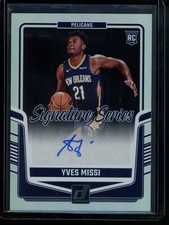Yves Missi 2024-25 Panini Donruss Signature Series Auto Silver Foil RC #SS-YMP