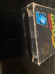 Golf (Nintendo Entertainment System, 1985 box and game