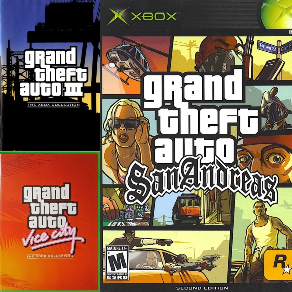 Grand Theft Auto Xbox Original Retro Games - Choose Your Game - Collection - Image 1 of 4