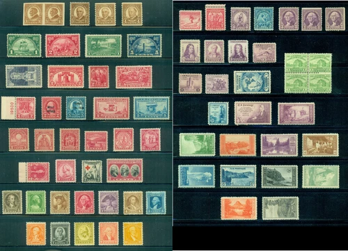 United States (US) MH Collection from 1920s-1930s, Mostly VF or Better, CV $110