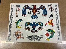 Tattoo Flash Single Sheet Print by Jeff Bartels Traditional Style 11 X 14 334