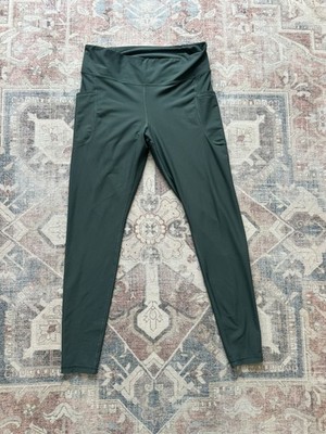 Old Navy Women s XL Tall Active Leggings Green 31  Inseam