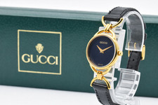 ▶️[Near MINT Box ] Gucci 6000.2.L 23mm Black Women Quartz Watch From JAPAN
