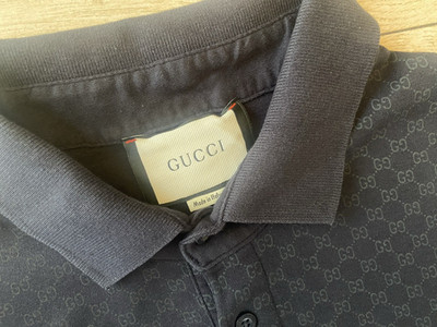 Original GUCCI MONOGRAM POLO SHIRT (L-XL)