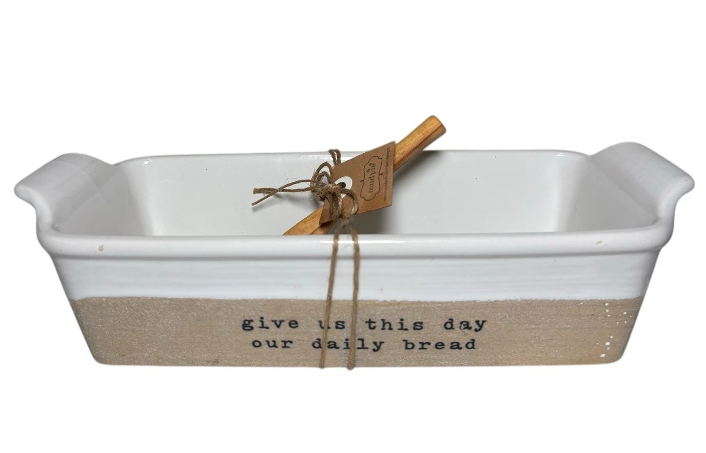 Mud Pie Mini Baking Pan Dough Give Us This Day Our Daily Bread New Gift
