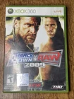 WWE SmackDown vs Raw 2009 (Microsoft Xbox 360, 2008) Game & Case Tested