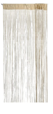 Fadenvorhang Lurex Gold 90x250