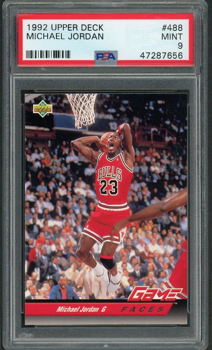 Michael Jordan 1992 Upper Deck Basketball Card #488 Graded