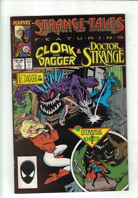 Marvel Comics Strange Tales #3 Cloak and Dagger & Doctor Strange June 1987 75c 