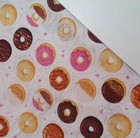 100% Cotton Material Sweets Treats Doughnuts Quilting Cotton Fabric 44"