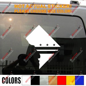 Greek Flag Map Decal Sticker - 6 Inch White Vinyl Car & Laptop Decal