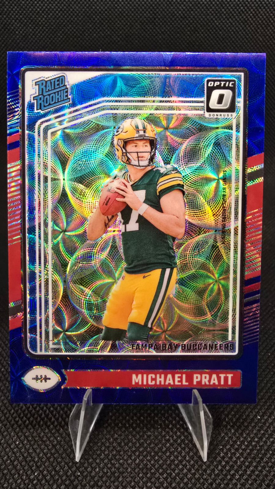 2024 Panini Donruss Optic Rated Rookie Michael Pratt #280 Blue Scope Prizm (RC)