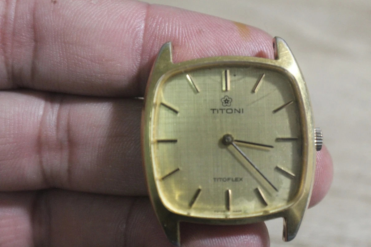 Vintage TITONI Titoflex Mechanical Men s Watch