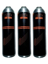 R134a Kältemittel Ersatzgas für Klima 3 x große Dose 370g (ca. 3 kg orig. R134a)