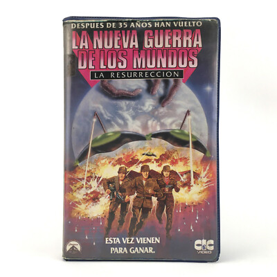 LA NUEVA GUERRA DE LOS MUNDOS LA RESURRECCION. TERROR SCI-FI EXTRATERRESTRES VHS