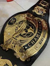 Undisputed Kurt Angle Wrestling Championship Belt Adult Size 4MM