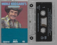Merle Haggard Greatest Hits Cassette, 1982 MCA  VG-VG 
